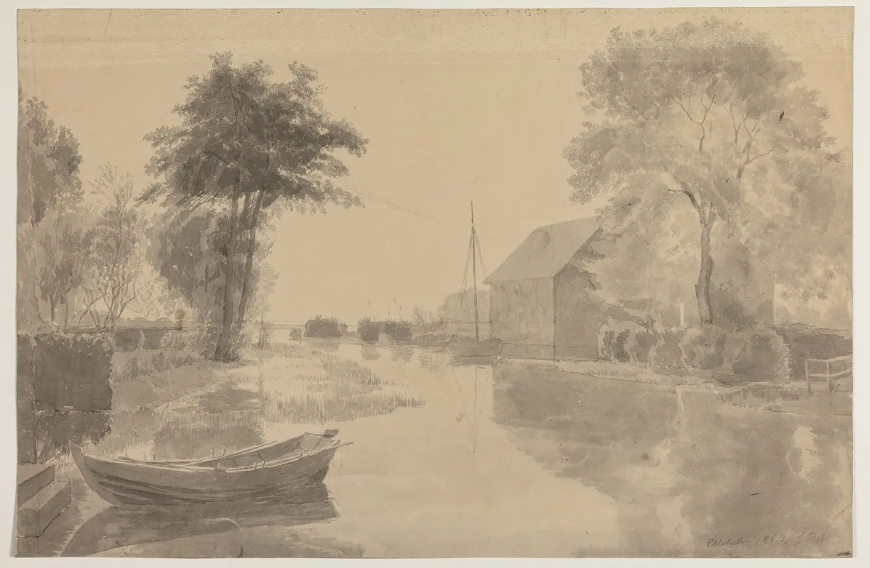 Morumsaen Ved Elleholm Blekinge by Godtfred Rump - Canvas Print