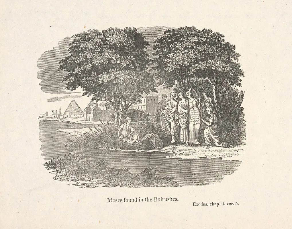 Moses Found In The Bulrushes