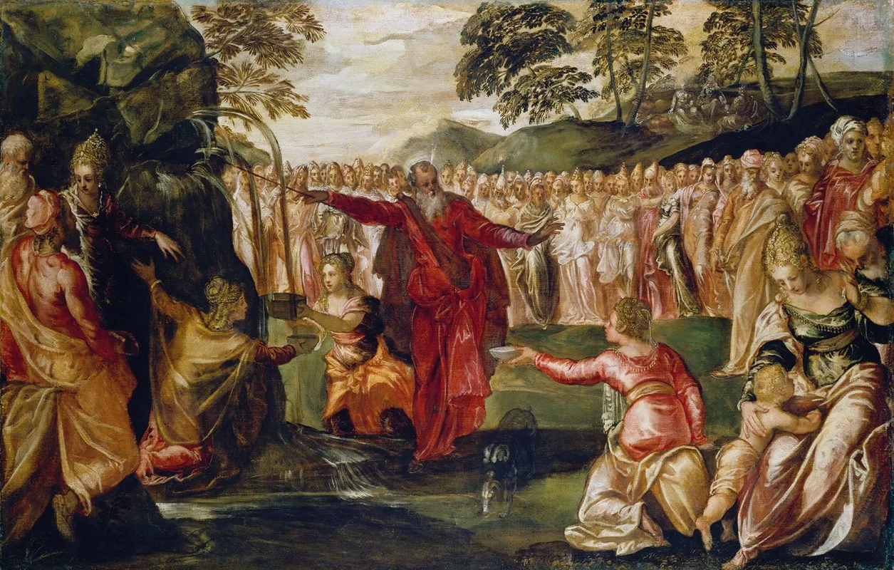 Moses Striking The Rock 7