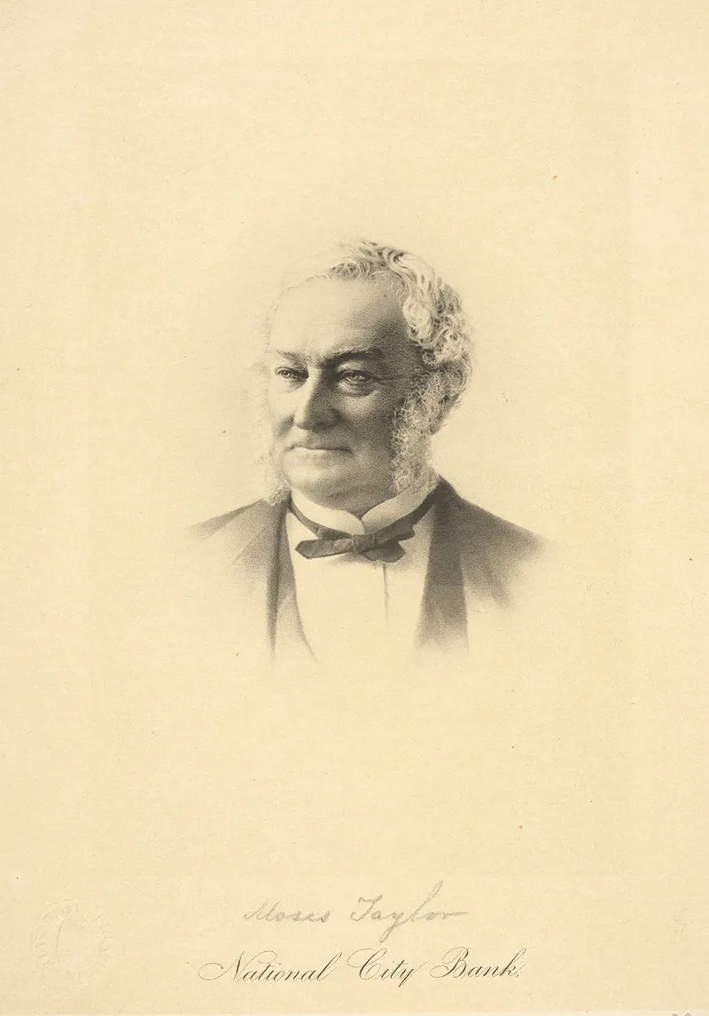 Moses Taylor by Charles DeForest Fredricks - Canvas Print