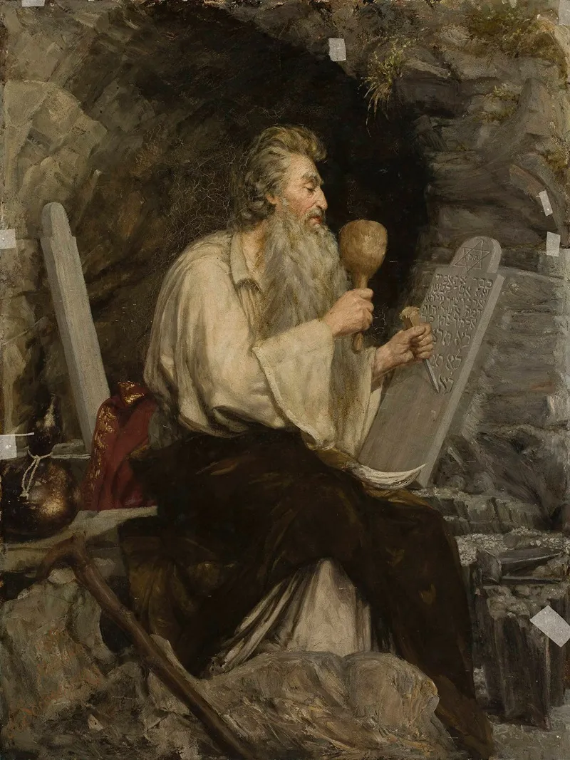 Moses With Ten Commandments
