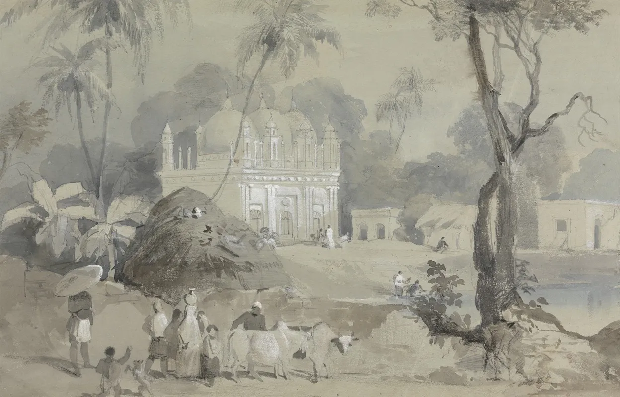 Mosque At Borranypore