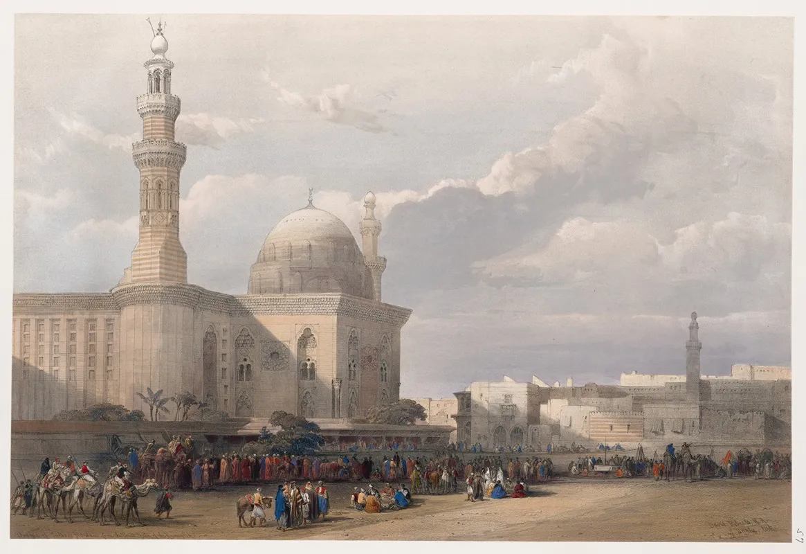 Mosque Of Sultan Hassan From The Great Square Of The Rumeyleh