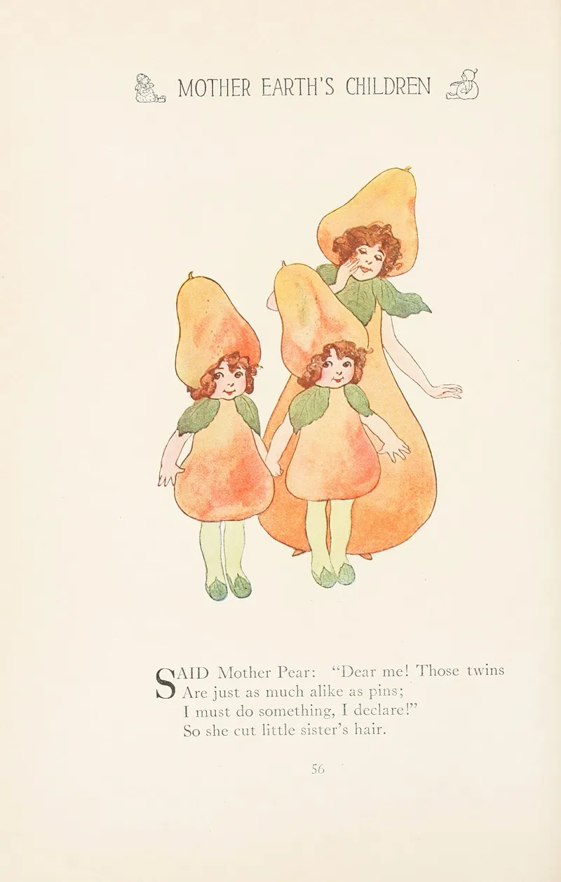 Mother Earths Children The Frolics Of The Fruits And Vegetables Pl 48
