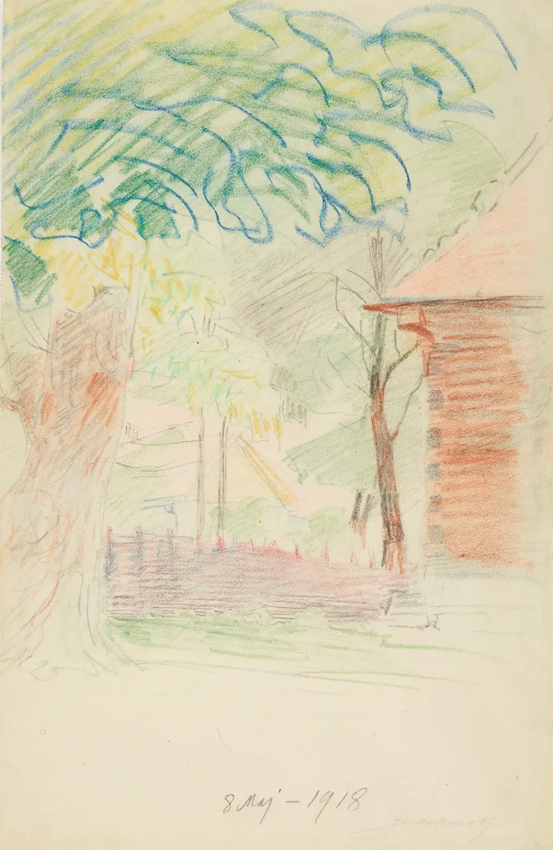 Motif From Luslawice by Jacek Malczewski - Canvas Print