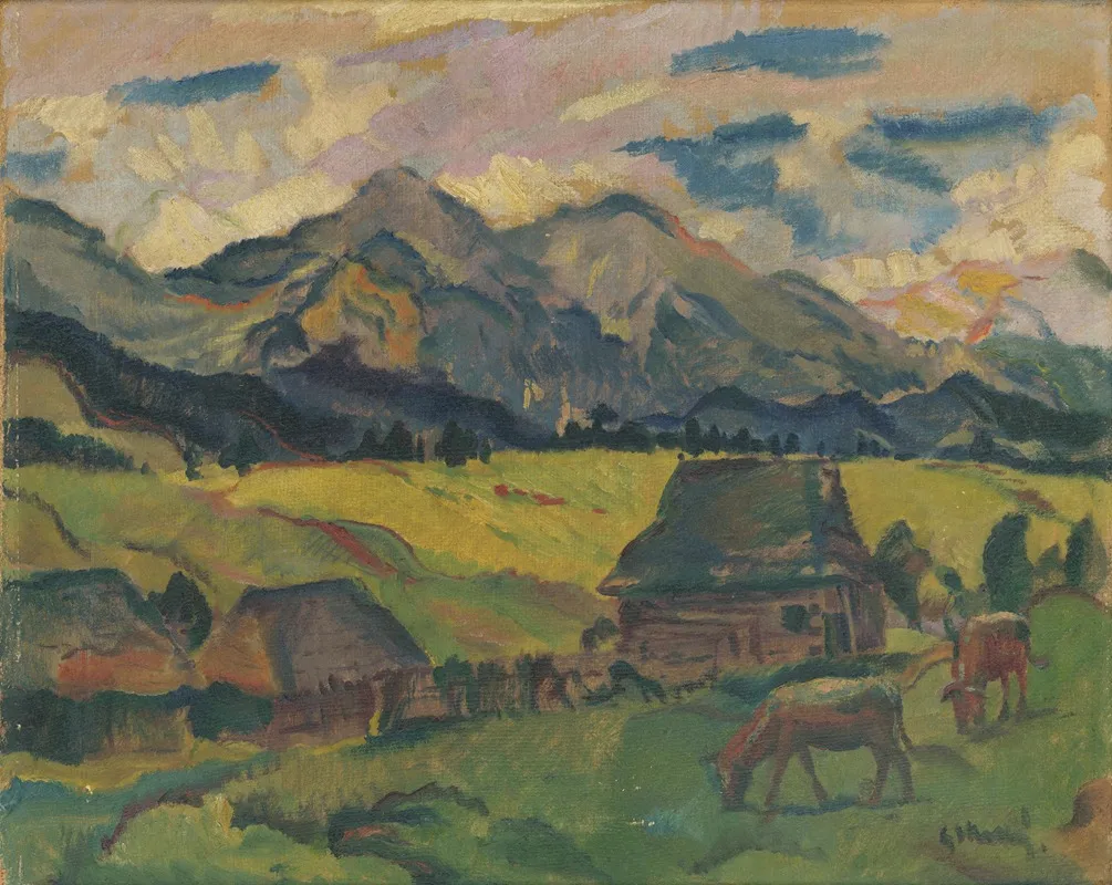 Motif From Zdiar by Gustáv Mallý - Canvas Print