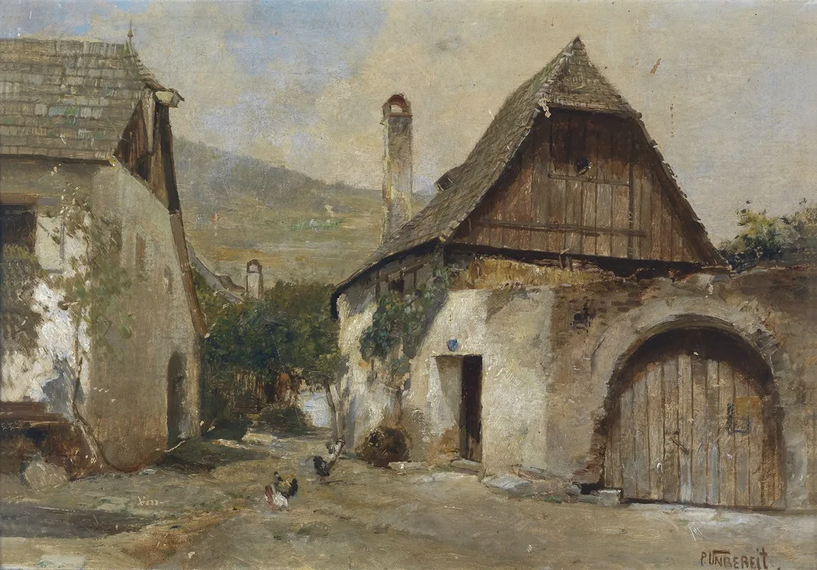 Motiv Aus Der Wachau 2 by Paul Unbereit - Canvas Print