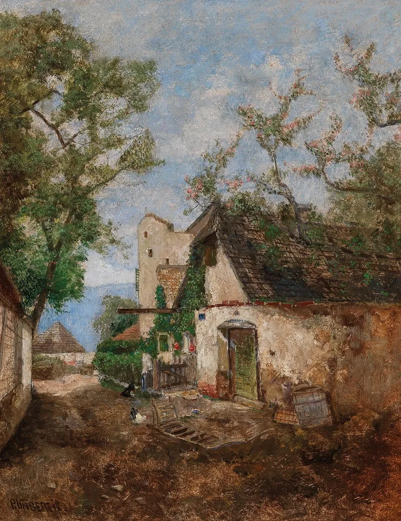 Motiv Aus Durnstein Wachau by Paul Unbereit - Canvas Print