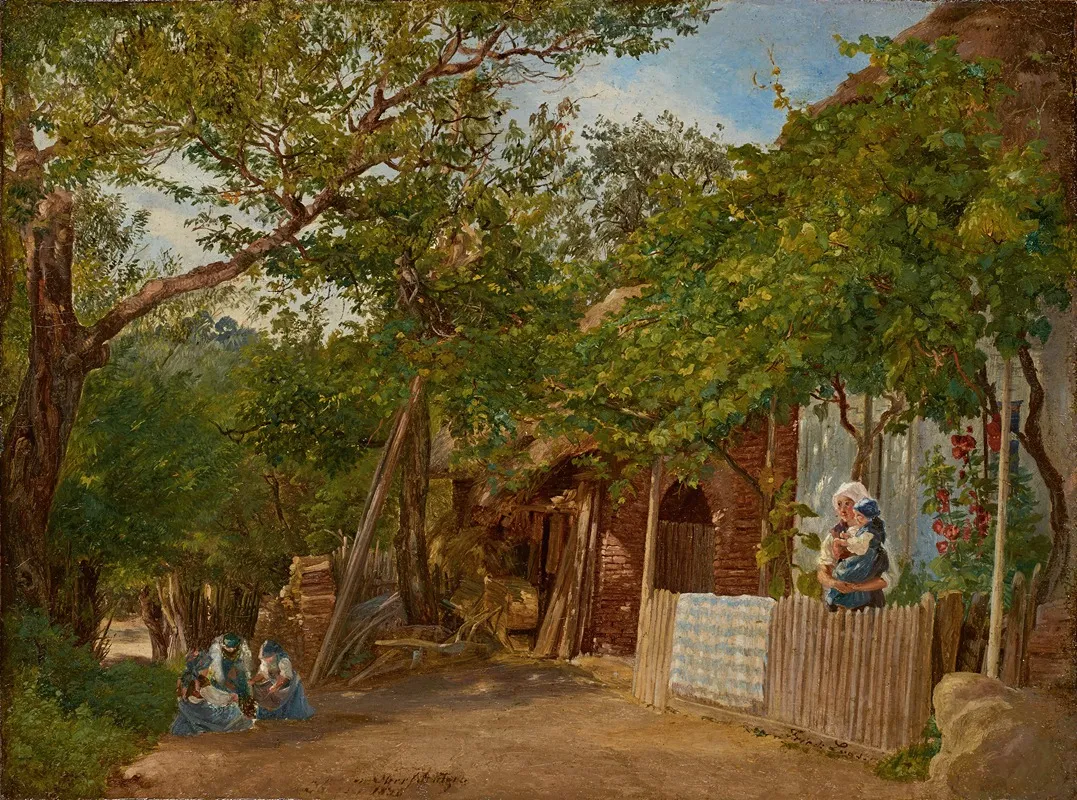 Motiv Aus Oberschutzen by Friedrich Loos - Canvas Print