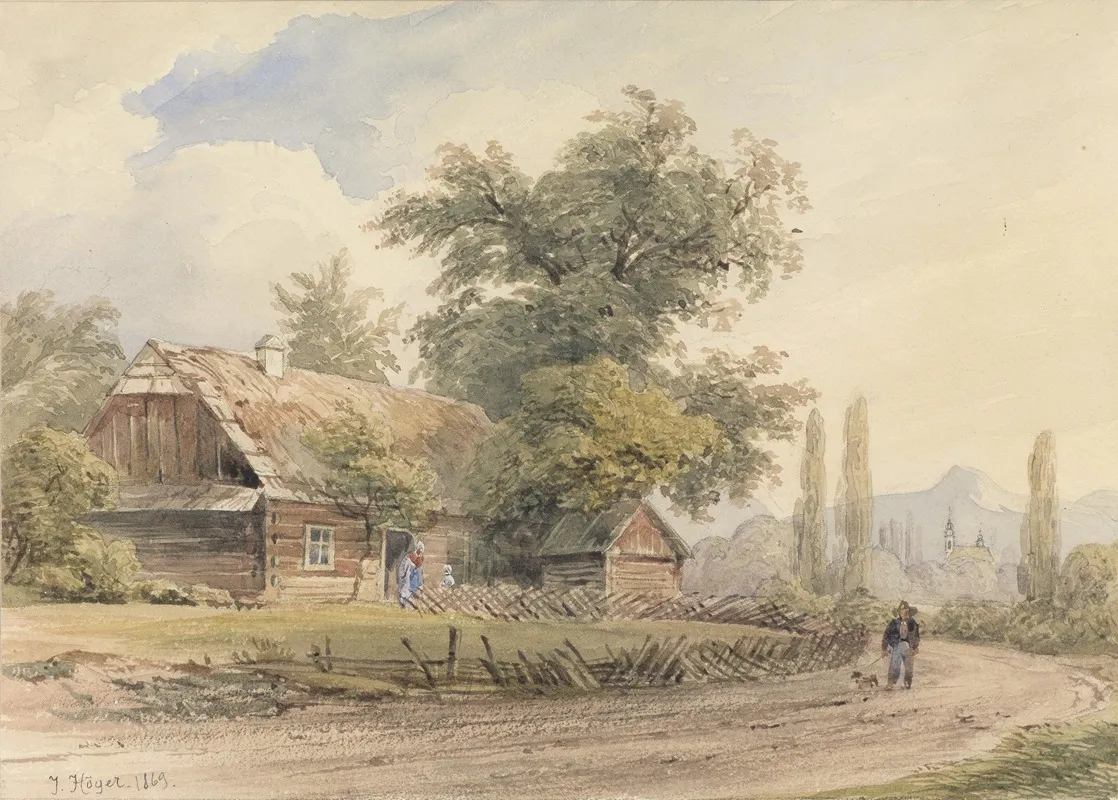 Motiv Aus Paskau by Josef Höger - Canvas Print
