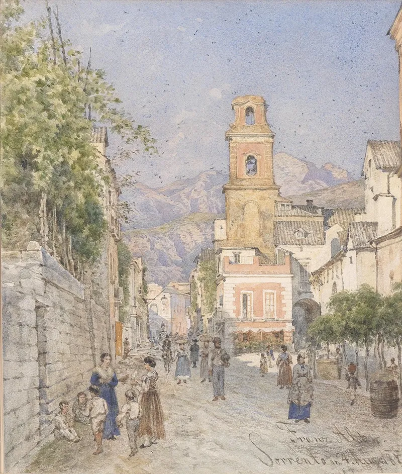 Motiv Aus Sorrent by Franz Alt - Canvas Print