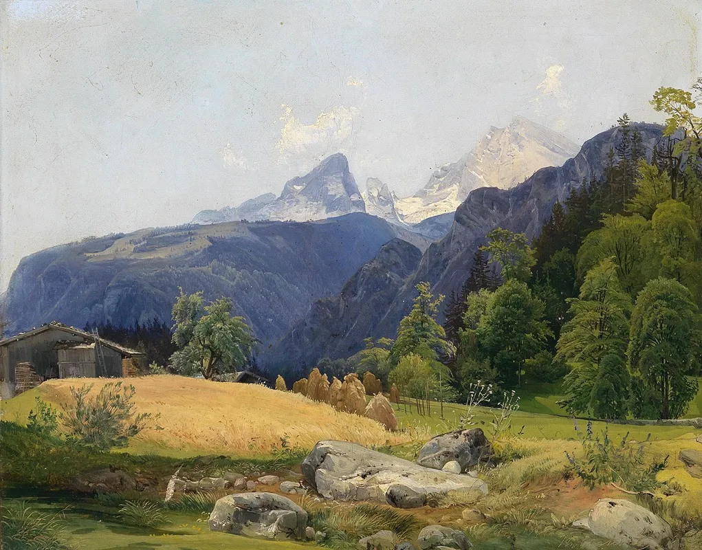 Motiv Aus Unterstein by Wilhelm Steinfeld - Canvas Print