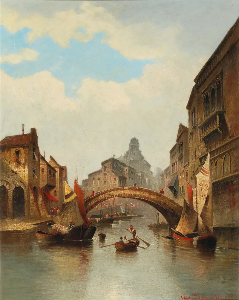 Motiv Aus Venedig by Karl Kaufmann - Canvas Print