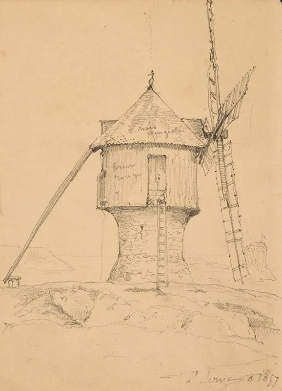 Moulin A Vent A Saint Servan