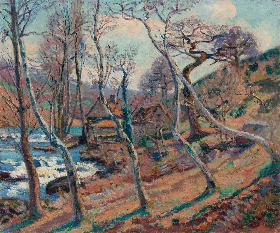 Moulin Bouchardon by Armand Guillaumin - Canvas Print