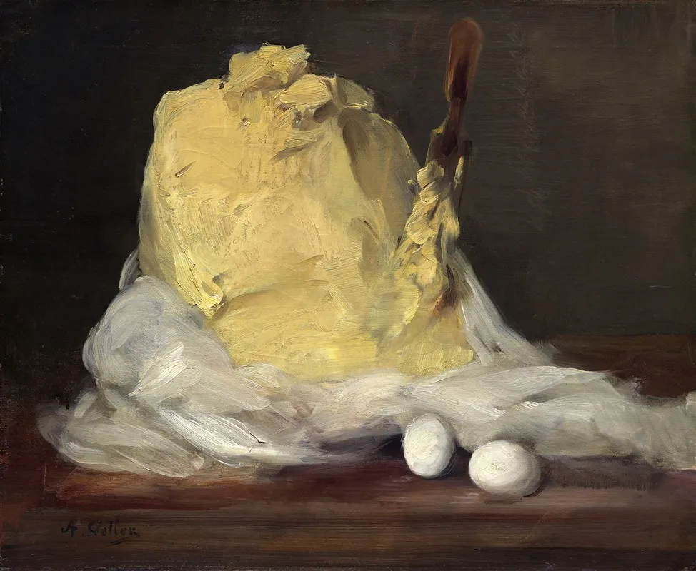 Mound Of Butter by Antoine Vollon - Canvas Print