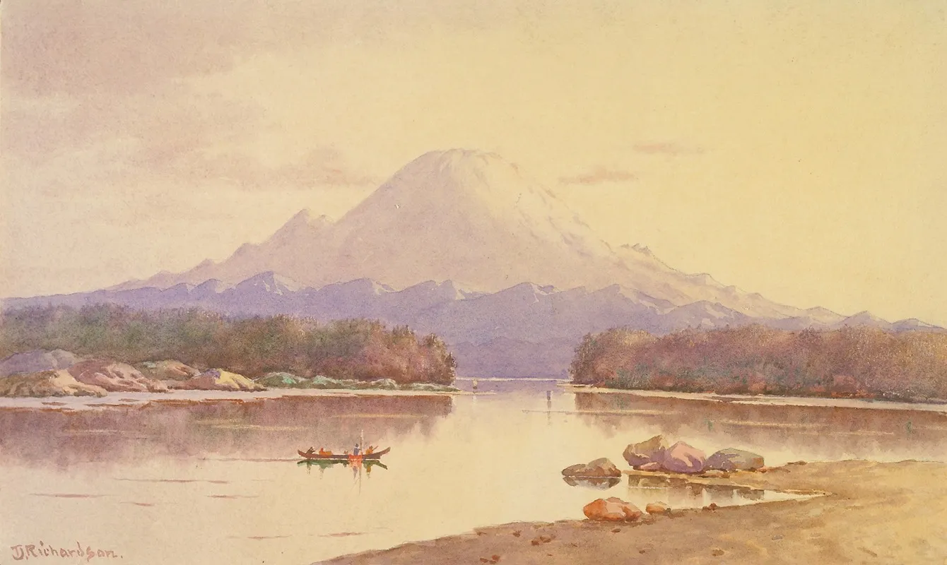 Mount Rainier 2 by Theodore J. Richardson - Canvas Print