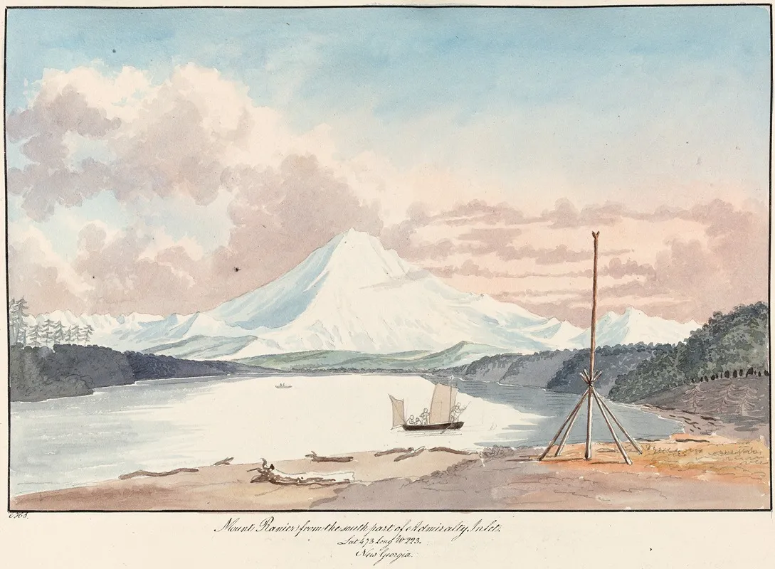 Mount Rainier From The South Part Of Admiralty Inlet 2