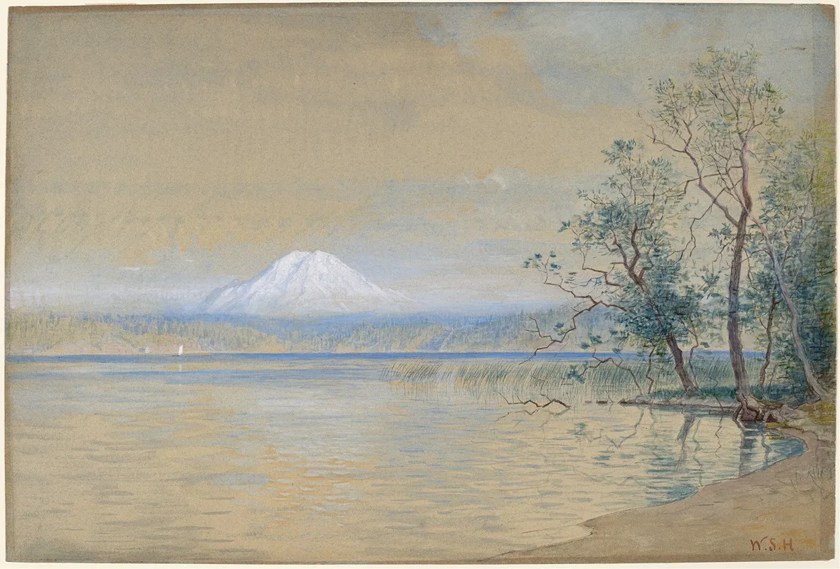 Mount Tacoma by William Stanley Haseltine - Canvas Print