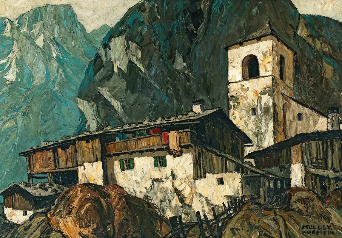 Mountain Church And Farm