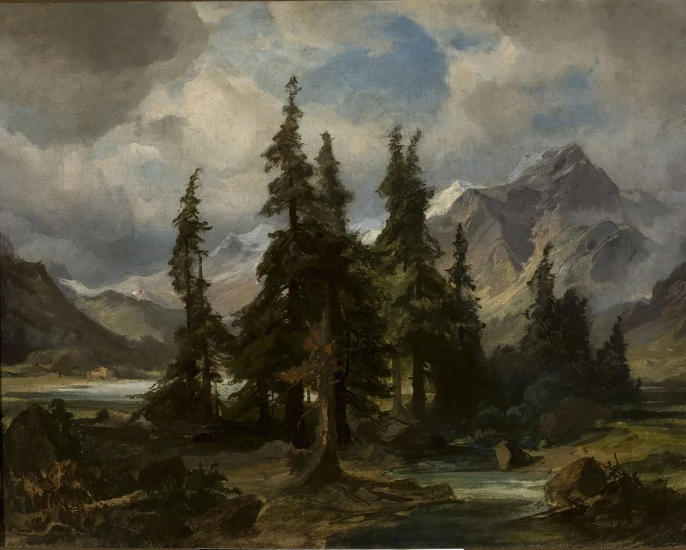 Mountain Landscape From Norway