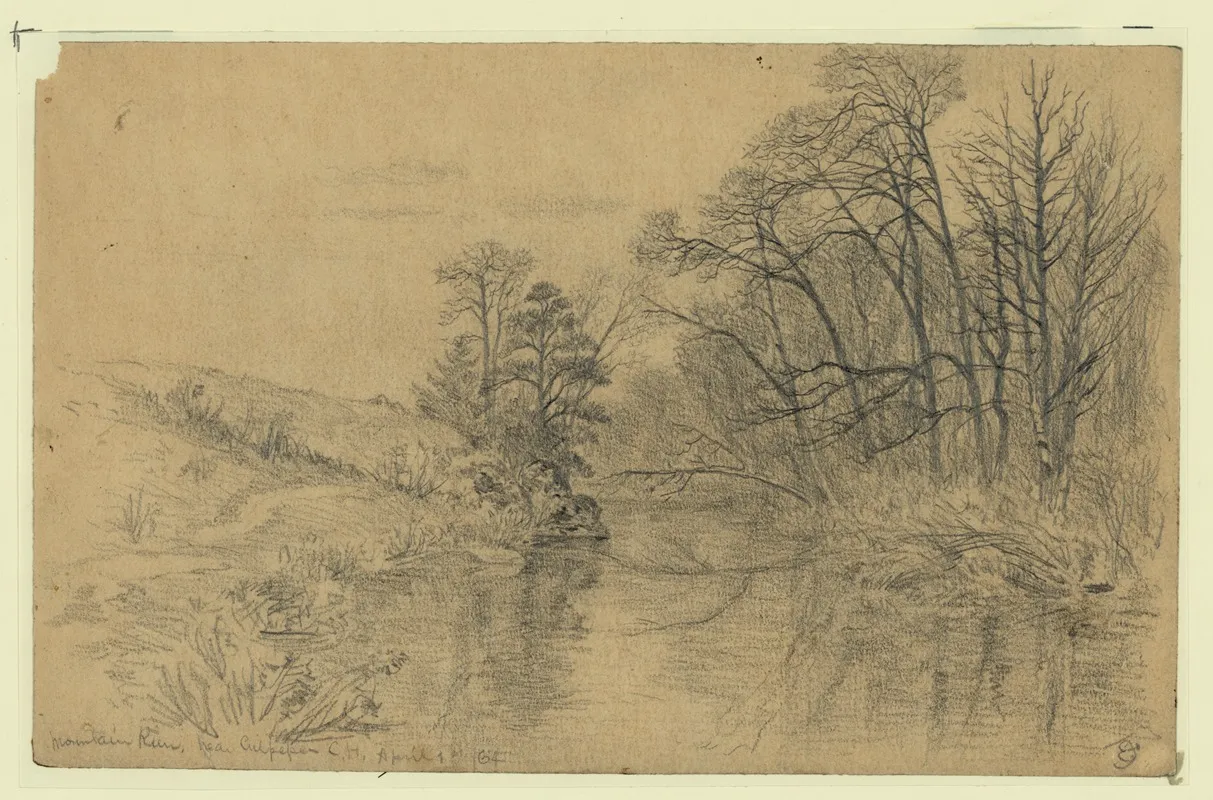 Mountain Run Near Culpepper Court House Apr 1 1864