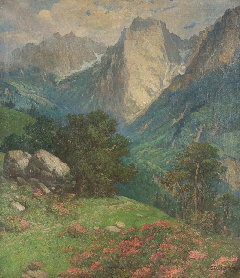 Mountain Wilder Kaiser At Kufstein Tyrol