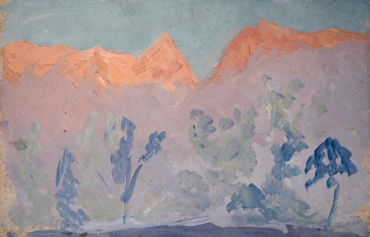 Mountains At Sunset