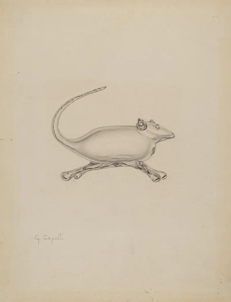 Mouse 2 by Giacinto Capelli - Canvas Print