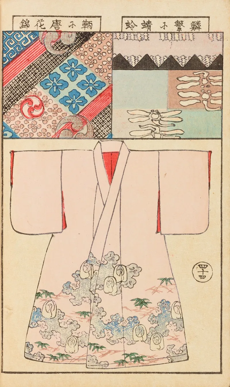 Moyo Bijutsu Benran Pl 46 by Hironobu Asai - Canvas Print