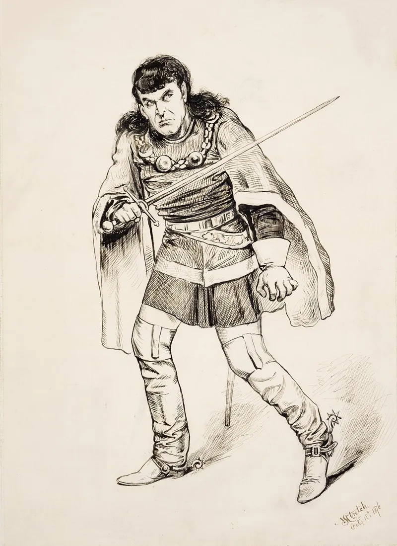 Mr Barry Sullivan As Richard Iii by Matt Stretch - Canvas Print