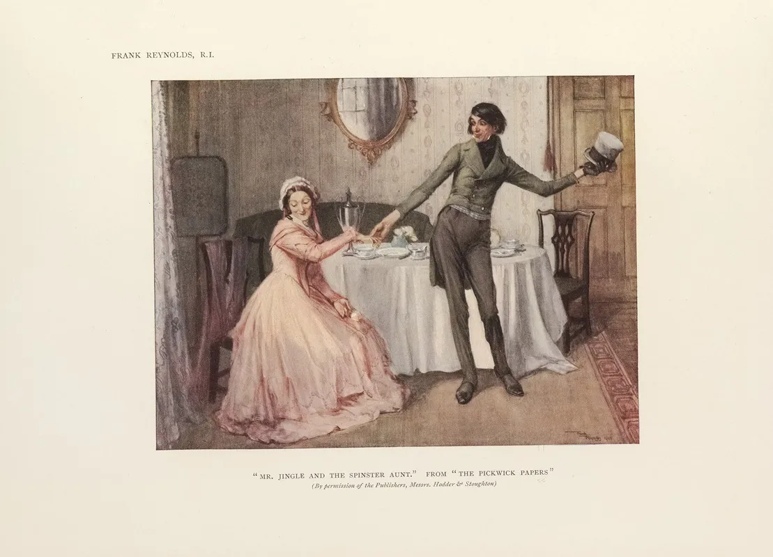 Mr Jingle And The Spinster Aunt The Pickwick Papers