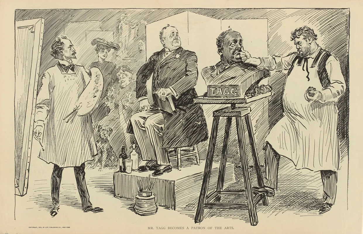 Mr Tagg Becomes A Patron Of The Arts