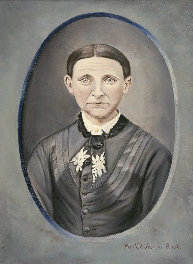 Mrs Charlotte Root After Olof Krans by Robert Clark - Canvas Print