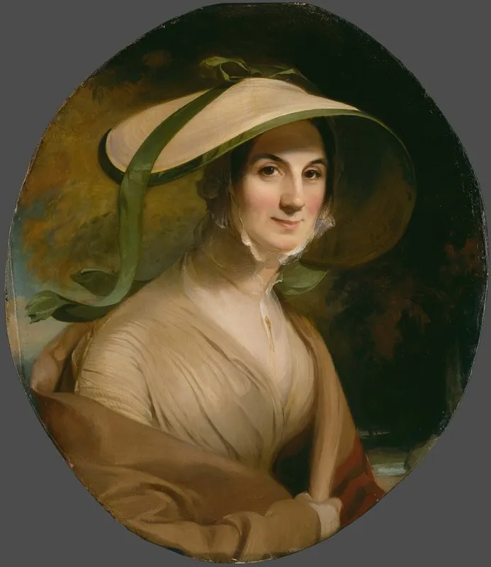 Mrs George Lingen by Thomas Sully - Canvas Print