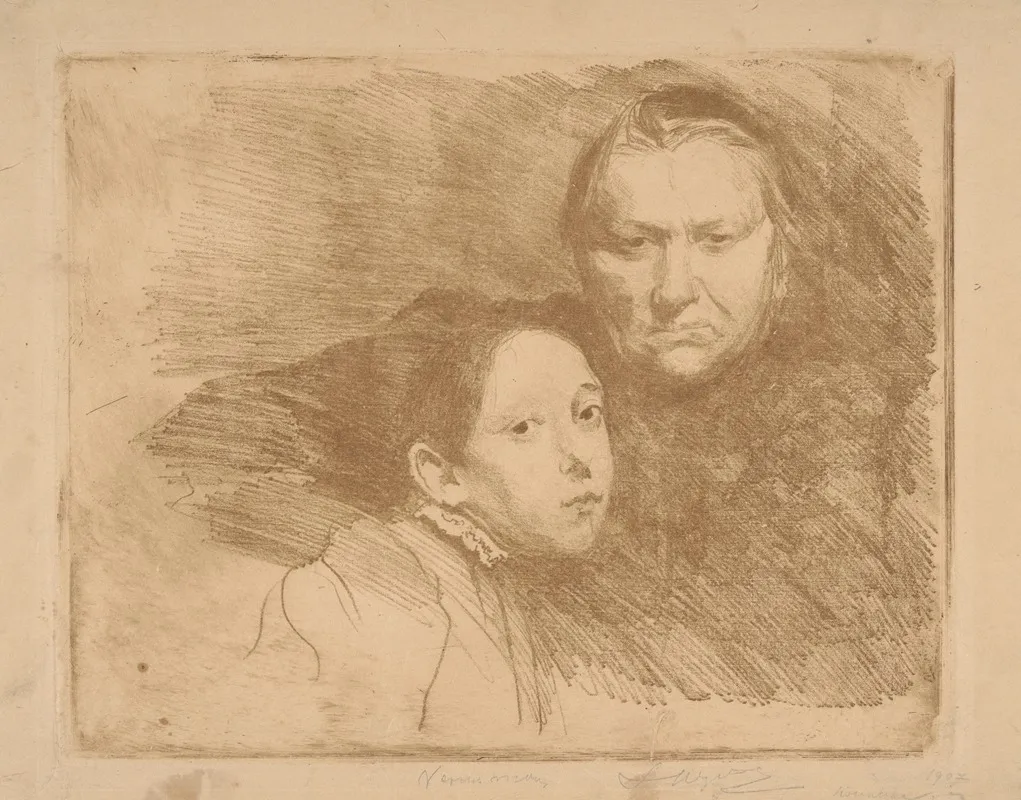 Mrs Kowalska With Her Daughter