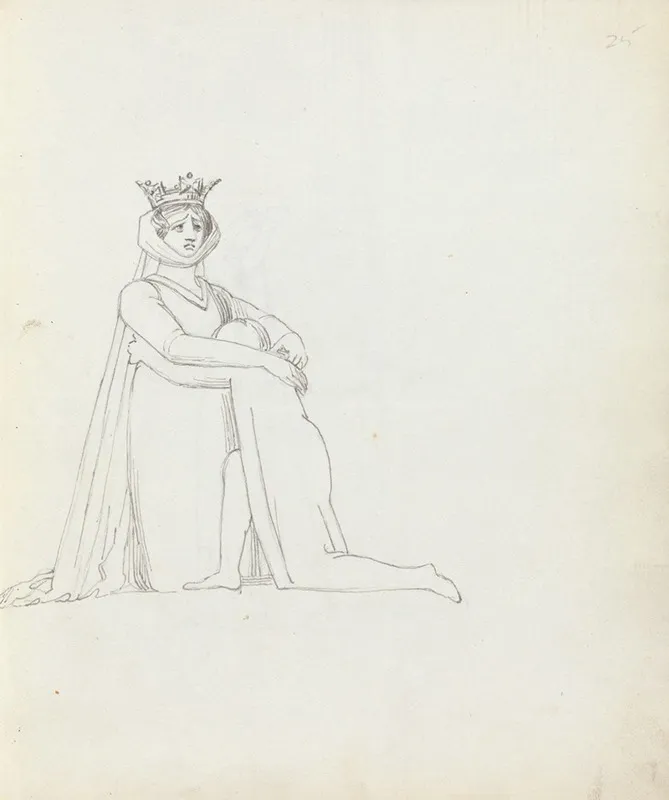 Mrs Siddons Kneeling With Child