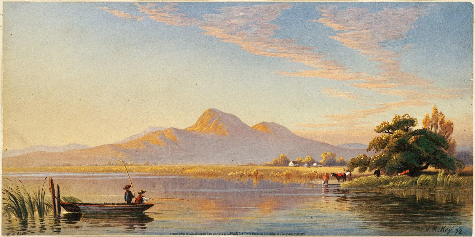 Mt Diablo San Joaquin Valley by John Ross Key - Canvas Print