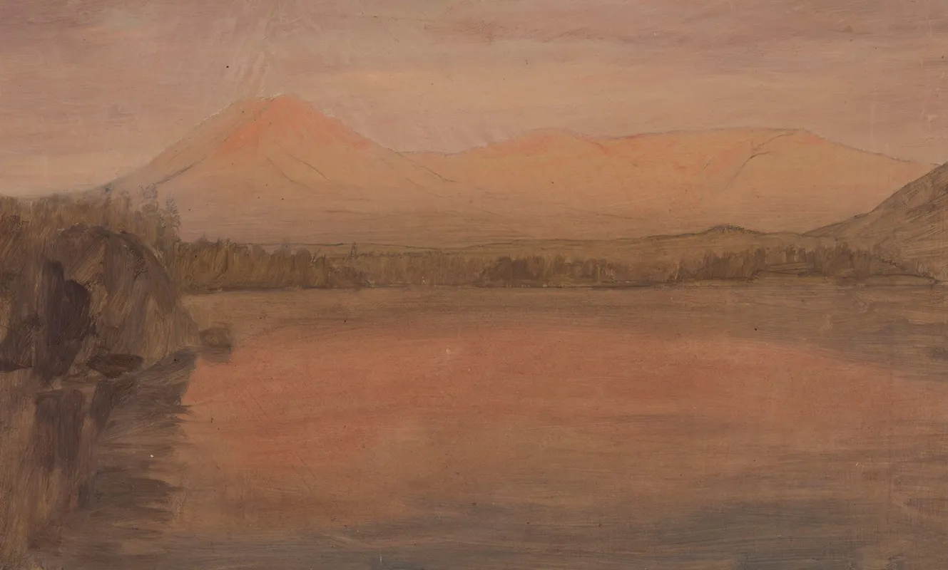 Mts Katahdin And Turner From Lake Katahdin