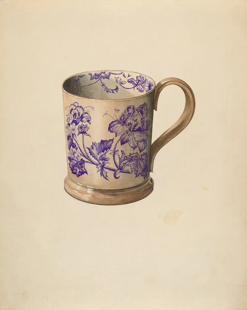 Mug 27 by Samuel O. Klein - Canvas Print