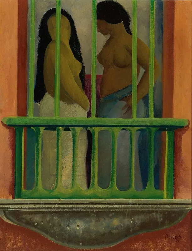 Mujeres En El Balcon