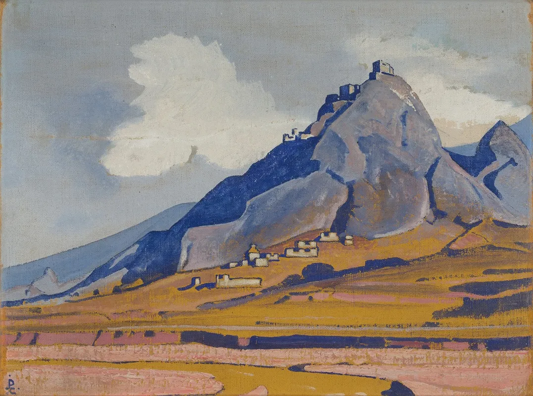 Mulbekh by Nicholas Roerich - Canvas Print