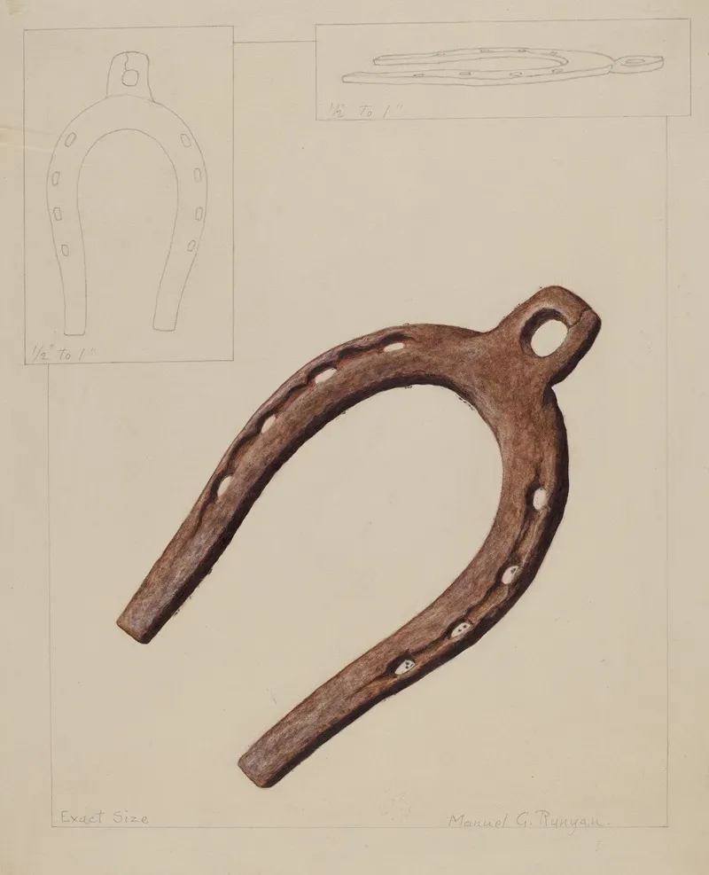 Mule Shoe by Manuel G. Runyan - Canvas Print