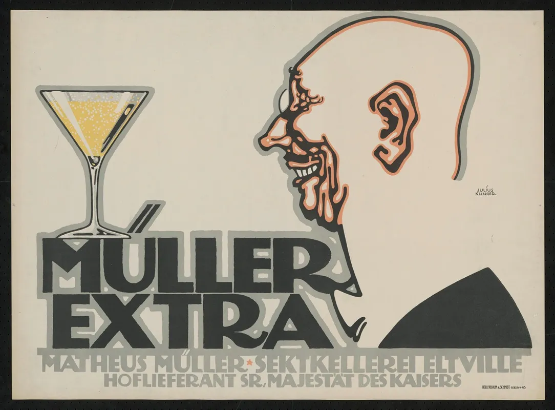 Muller Extra 3 by Julius Klinger - Canvas Print