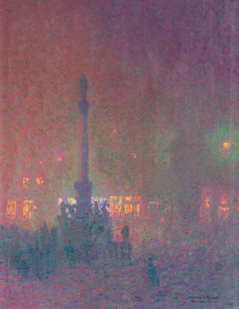 Munchen Bei Nacht Marienplatz 2