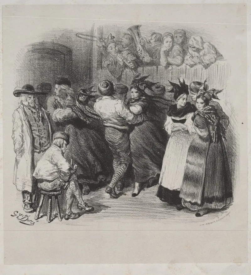 Musical Works Of Ernest Dore Souvenir Of Alsace Alsatian Dance Title Page