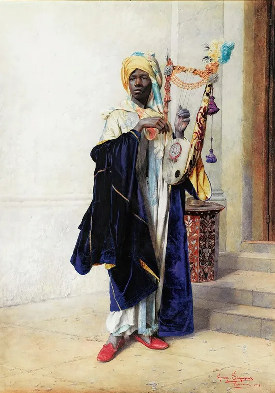 Musician With Cithar