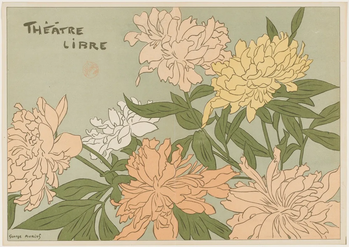 Myrane Et Les Chapons Program For Theatre Libre