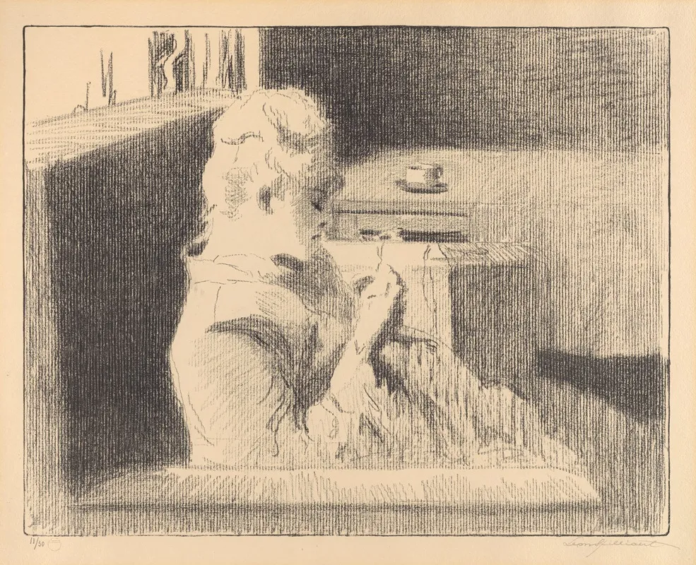 Naaister 2 by James Ensor - Canvas Print