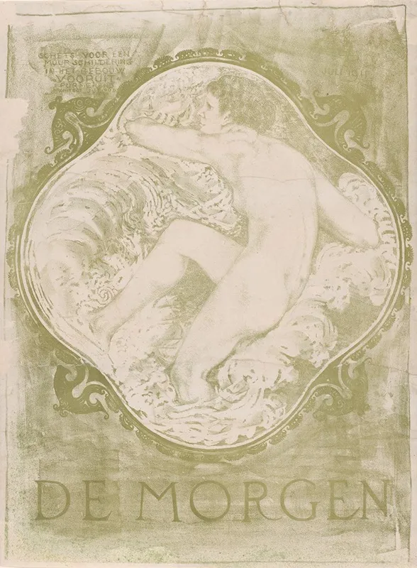 Naakte Vrouw In De Golven